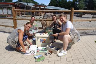 Ein Koffer voller spannender Materialien und Anregungen - bald auch im Einsatz bei der Zoo-Akademie