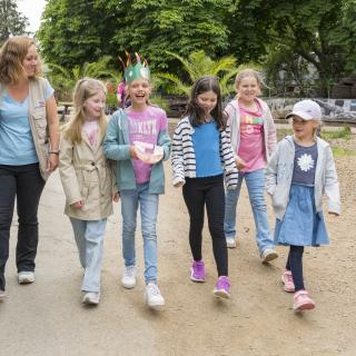 Feriengruppe hat Spaß